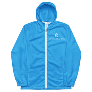 CONTRABRANDED Men's Windbreaker D. Sky Blue