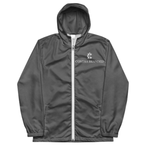 CONTRABRANDED Men's Windbreaker Grey