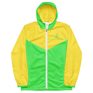 CONTRABRANDED Men's Windbreaker Lime Green & Yellow