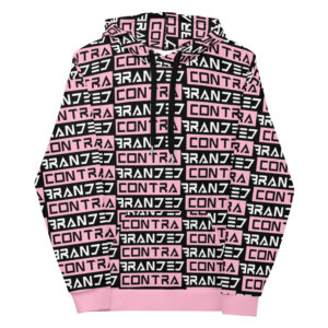 Classic Type Bars Hoodie (Pink)