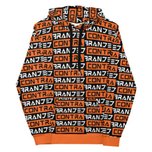 Classic Type Bars Hoodie (Orange)