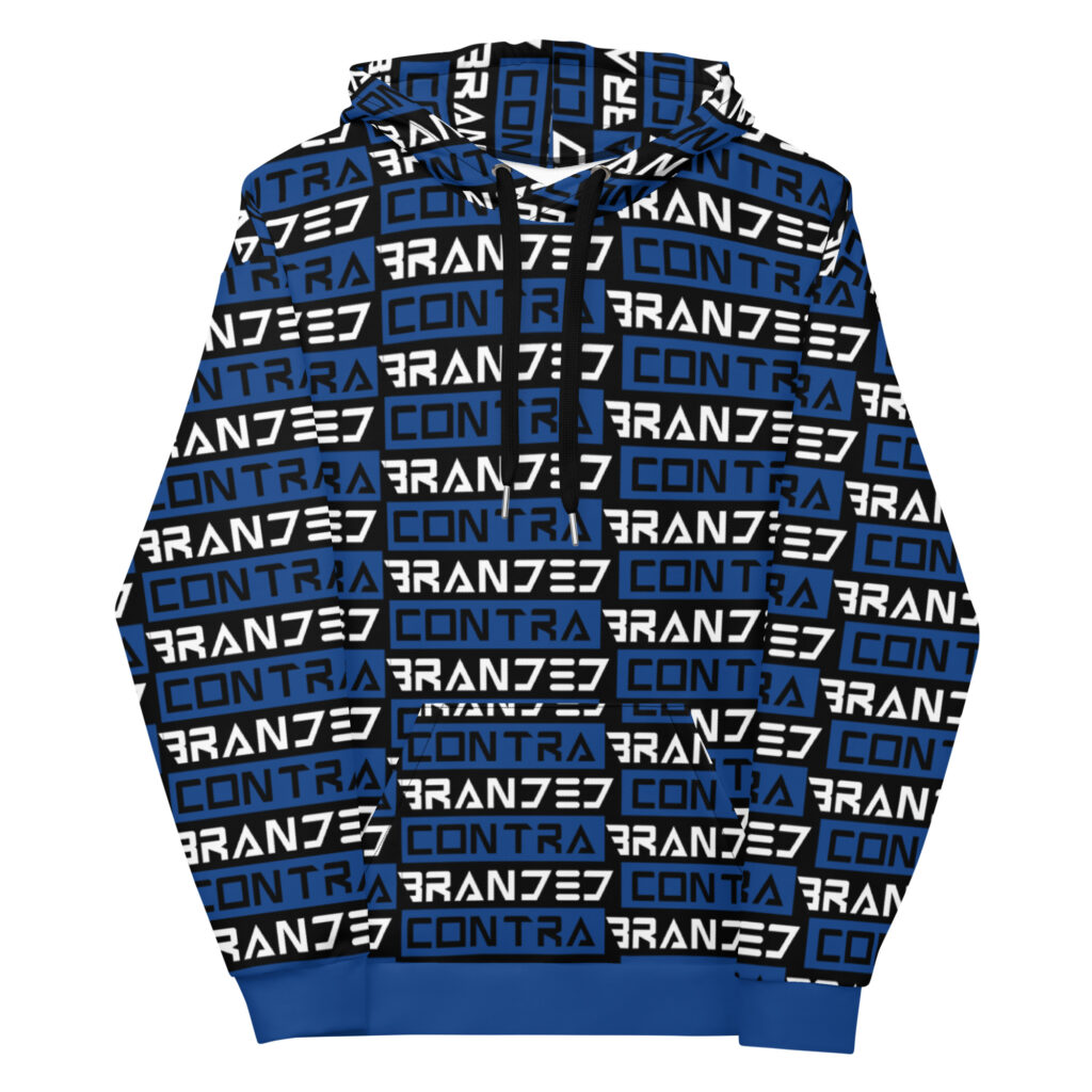 Navy Blue Classic Type Contrabranded Hoodie