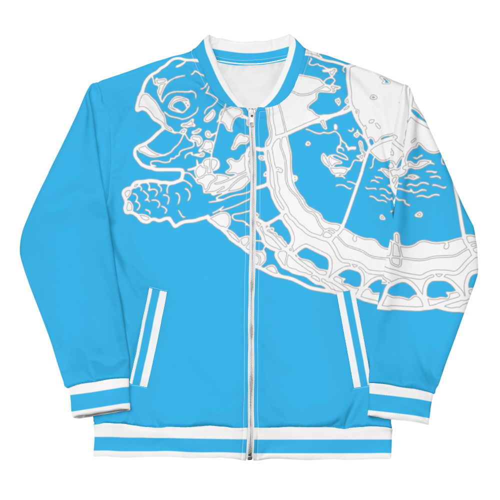 Baby Shell Sky Blue Unisex Jacket — front view