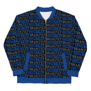 Classic Type CONTRABRANDED Bars Blue & Grey Jacket