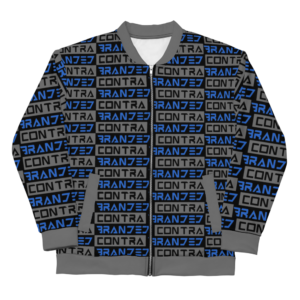 Classic Type CONTRABRANDED Bars Grey & Blue Jacket