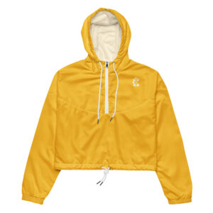 Yellow Cropped Windbreaker