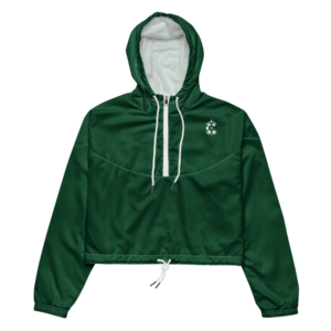 Cropped Windbreaker Green