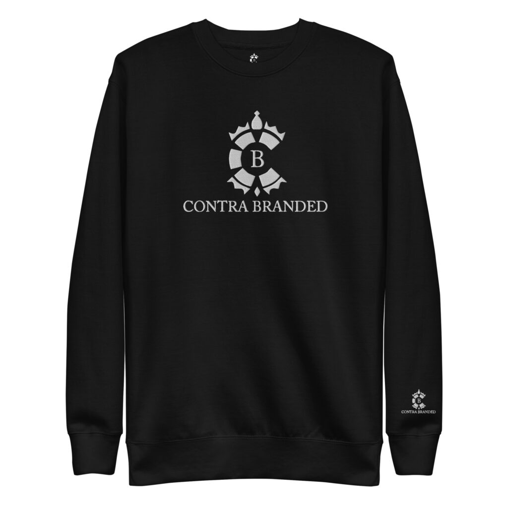 Royal Crest Badge Unisex Sweatshirt — front view